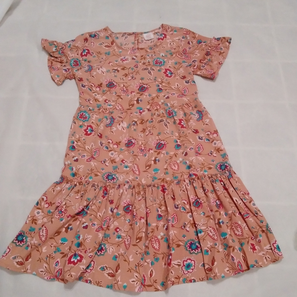 Wonder Nation Girl's 10/12 Floral Dress